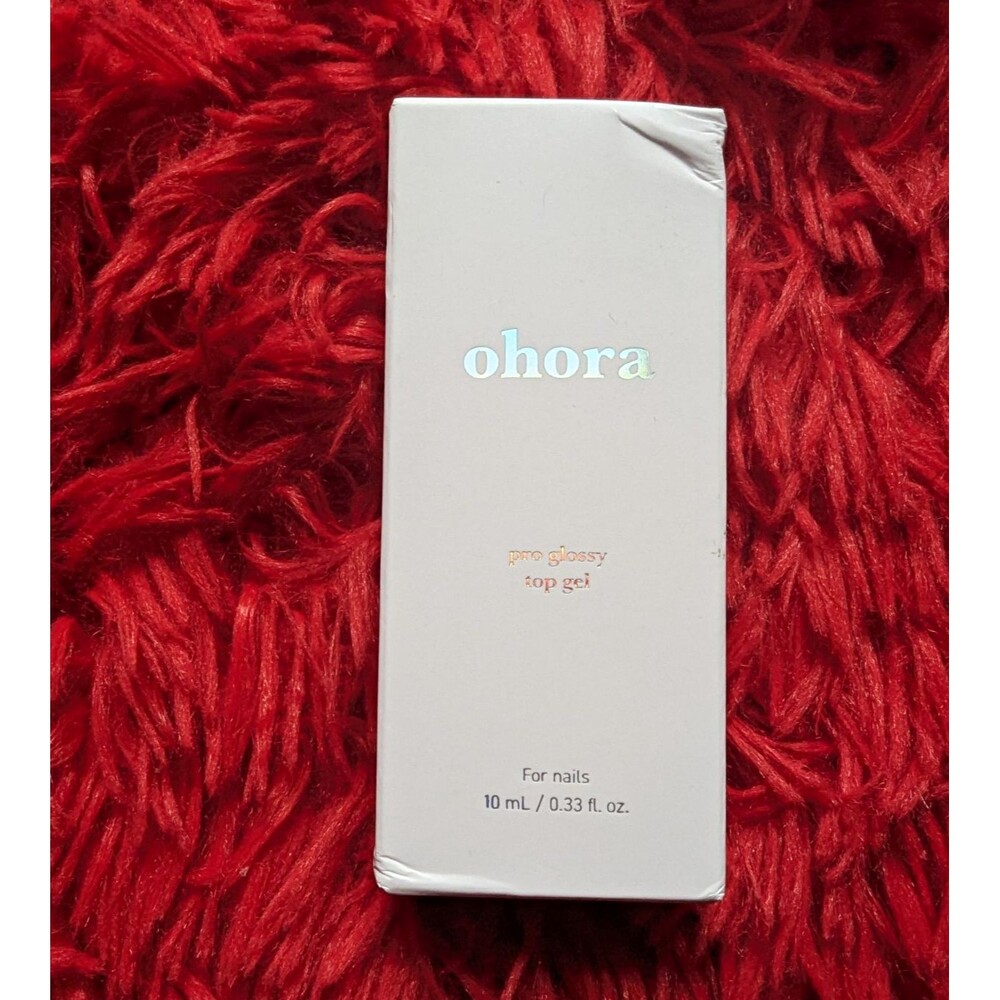 ohora Pro Glossy Top Gel 10ml Non-Wipe High Shine Nail Top Coat Women's